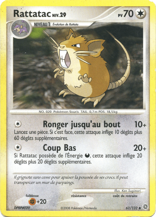 Rattatac - DP Merveilles Secrètes - 061 - Peu commune