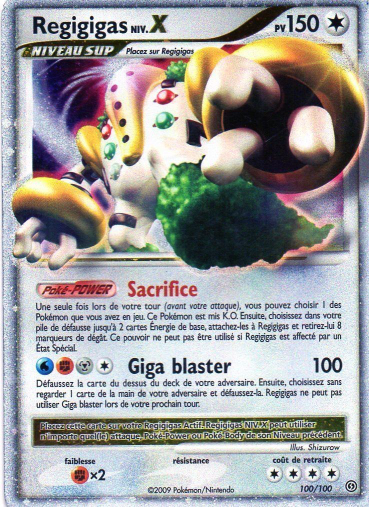 Regigigas NIV.X - DP Tempête - 100 - Holographique rare NIV.X