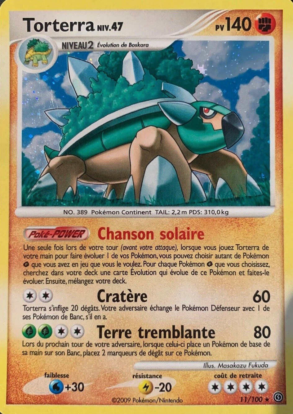 Torterra - DP Tempête - 011 - Holographique rare