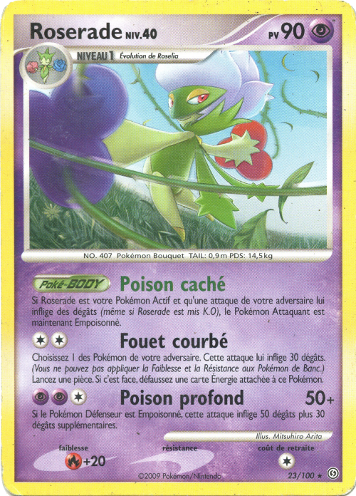 Roserade - DP Tempête - 023 - Rare