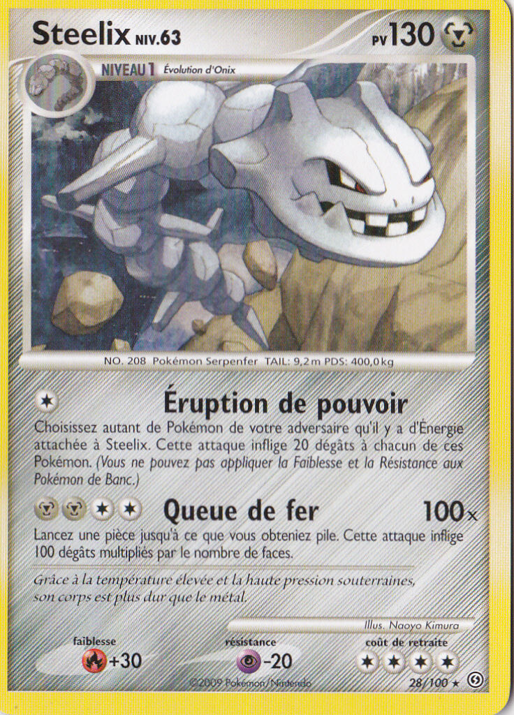 Steelix - DP Tempête - 028 - Rare