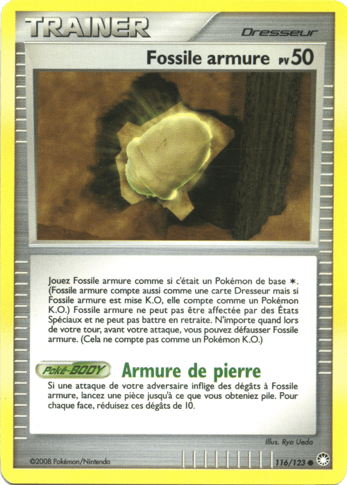 Fossile armure - DP Trésors Mystérieux - 116 - Commune