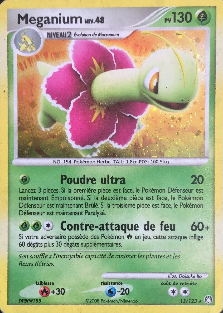 Meganium - DP Trésors Mystérieux - 013 - Holographique rare