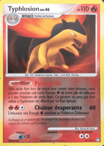Typhlosion - DP Trésors Mystérieux - 016 - Holographique rare