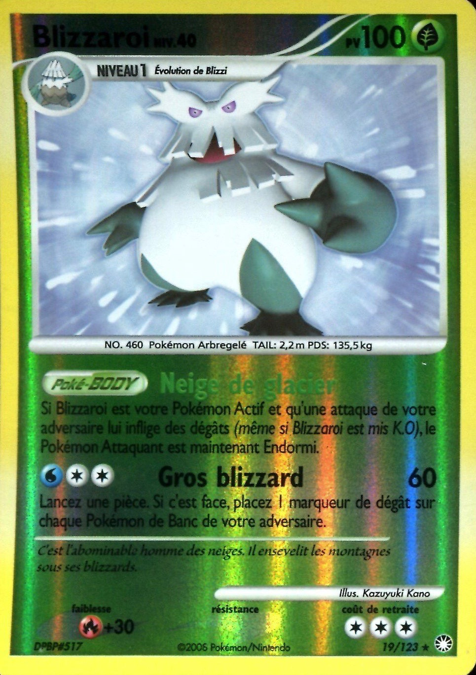 Blizzaroi - DP Trésors Mystérieux - 019 - Rare