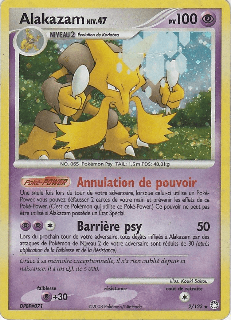 Alakazam - DP Trésors Mystérieux - 002 - Holographique rare