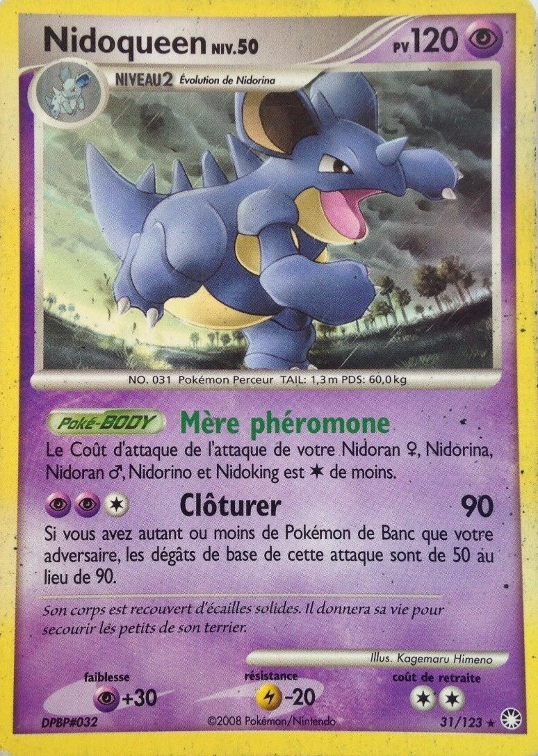 Nidoqueen - DP Trésors Mystérieux - 031 - Rare