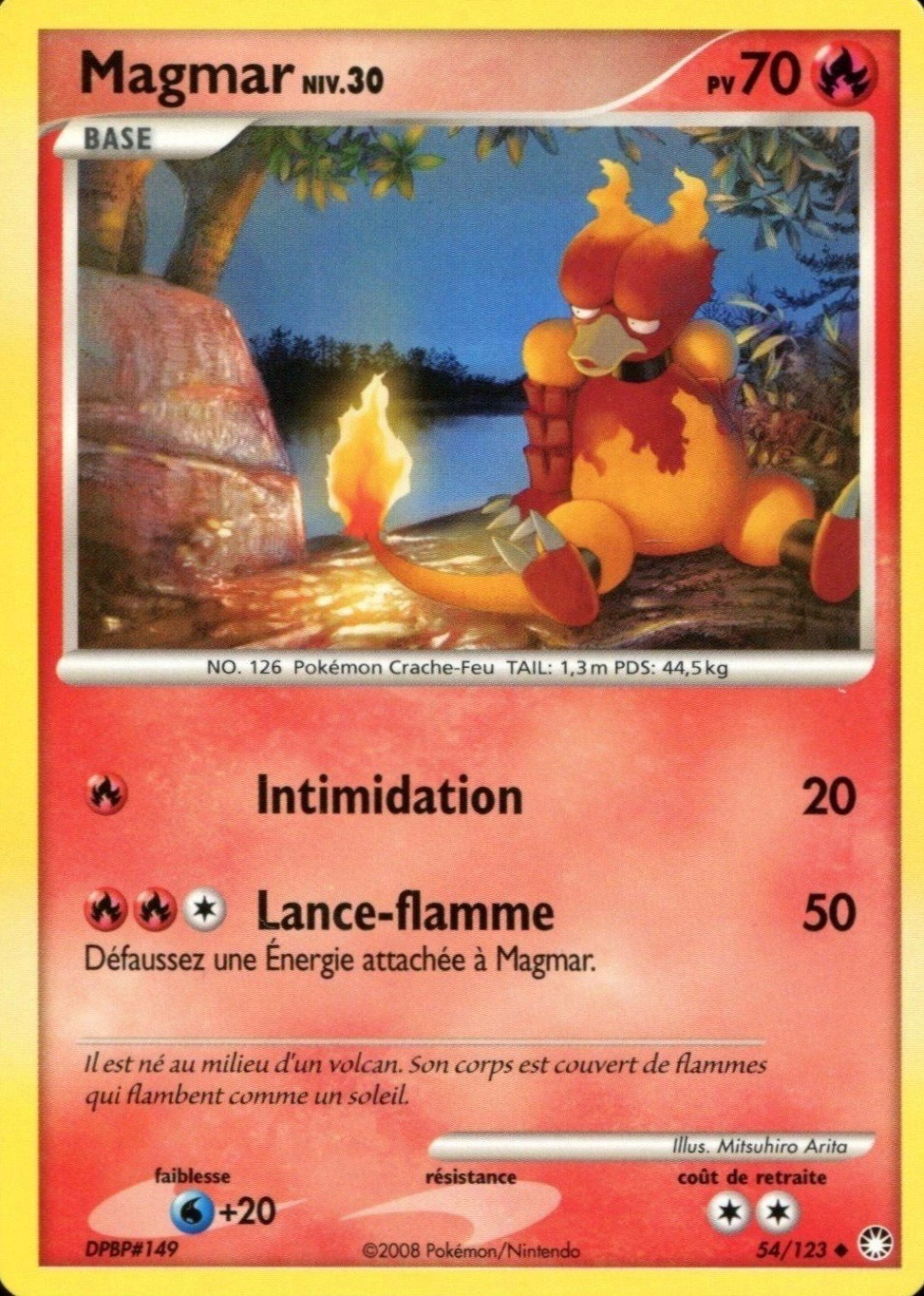 Magmar - DP Trésors Mystérieux - 054 - Peu commune