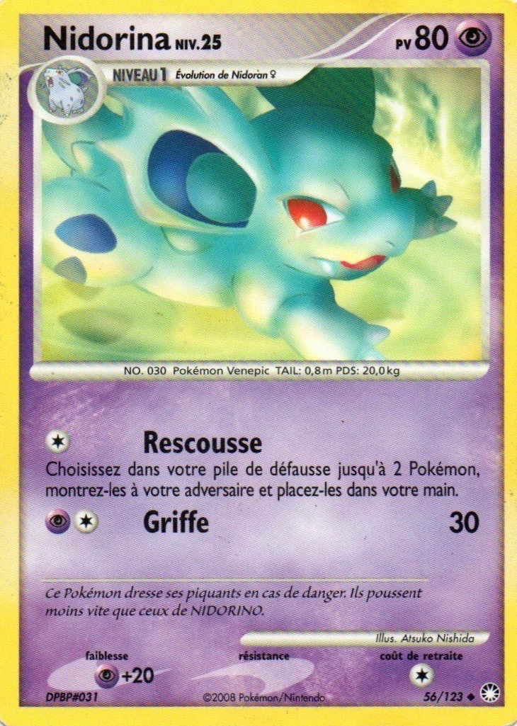 Nidorina - DP Trésors Mystérieux - 056 - Peu commune