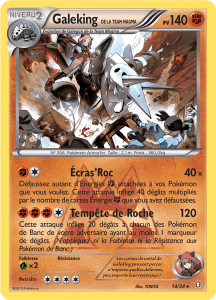 Galeking <small>de la Team Magma</small> - Double Danger - 014 - Holographique rare