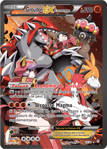Groudon-EX <small>de la Team Magma</small> - Double Danger - 015 - Holographique rare EX