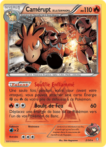 Camérupt <small>de la Team Magma</small> - Double Danger - 002 - Holographique rare