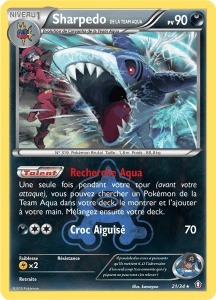 Sharpedo <small>de la Team Aqua</small> - Double Danger - 021 - Holographique rare
