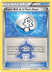Super Ball de la Team Aqua - Double Danger - 027 - Peu commune