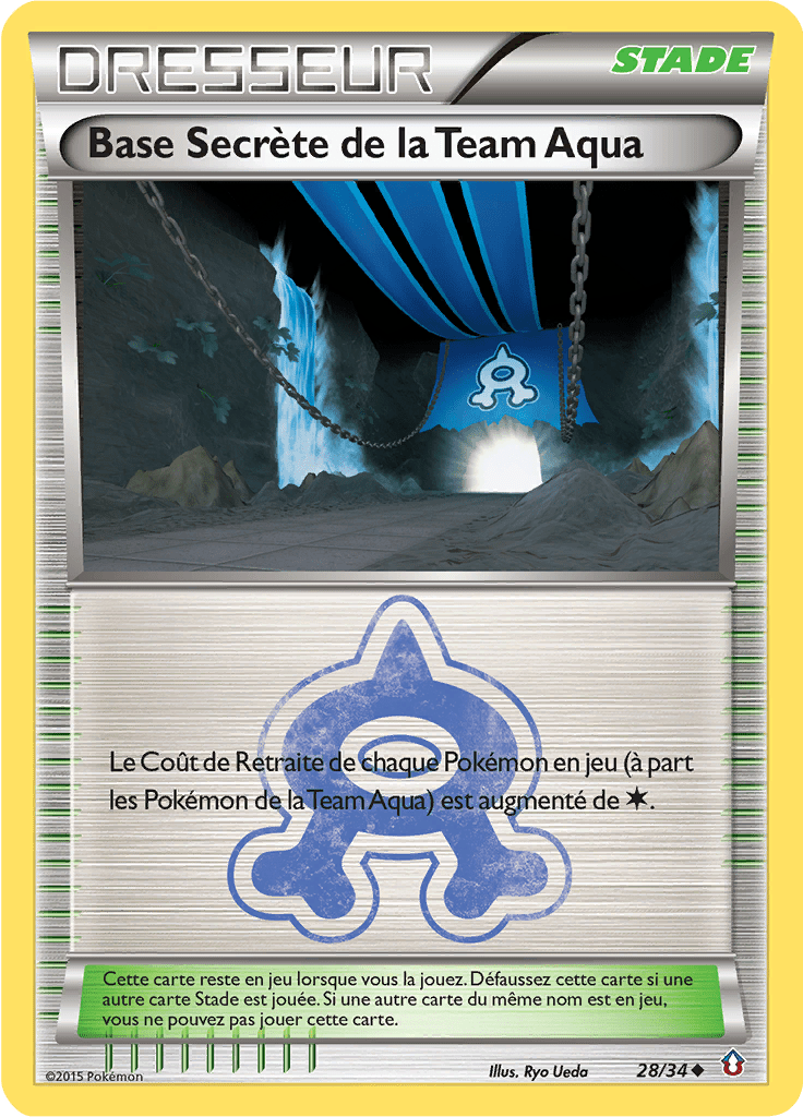 Base Secrète de la Team Aqua - Double Danger - 028 - Peu commune