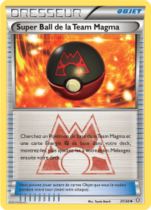Super Ball de la Team Magma - Double Danger - 031 - Peu commune