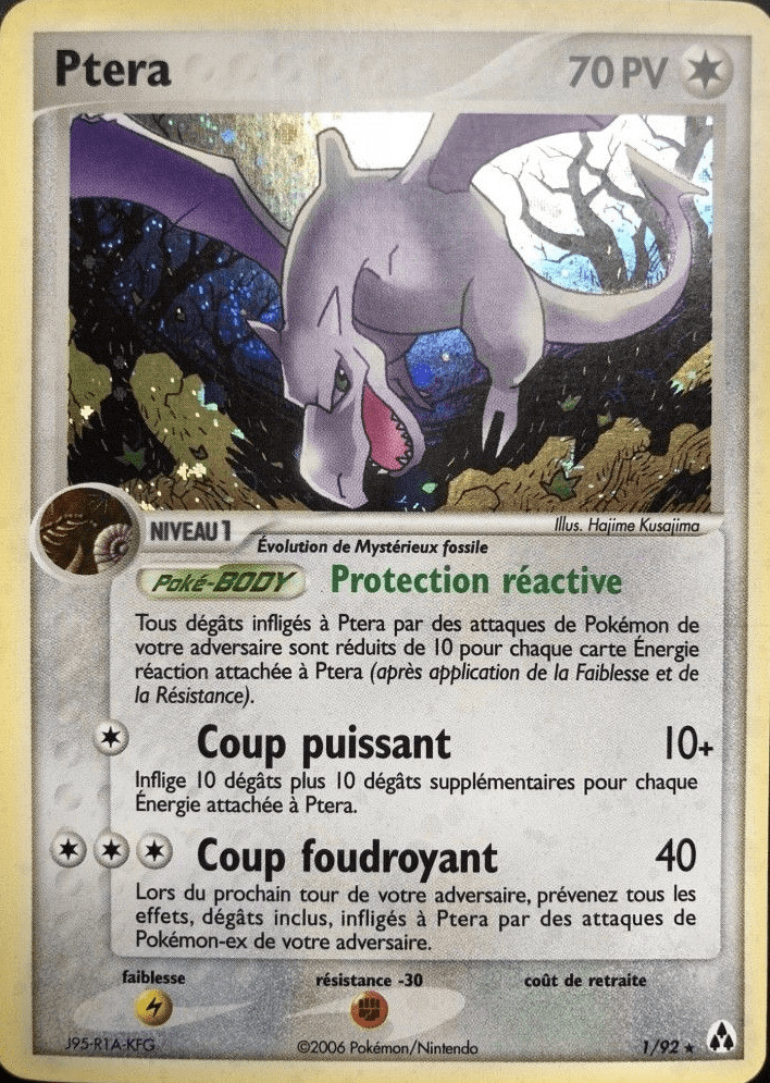 Ptera - EX Créateurs de légendes - 1 - Holographique rare