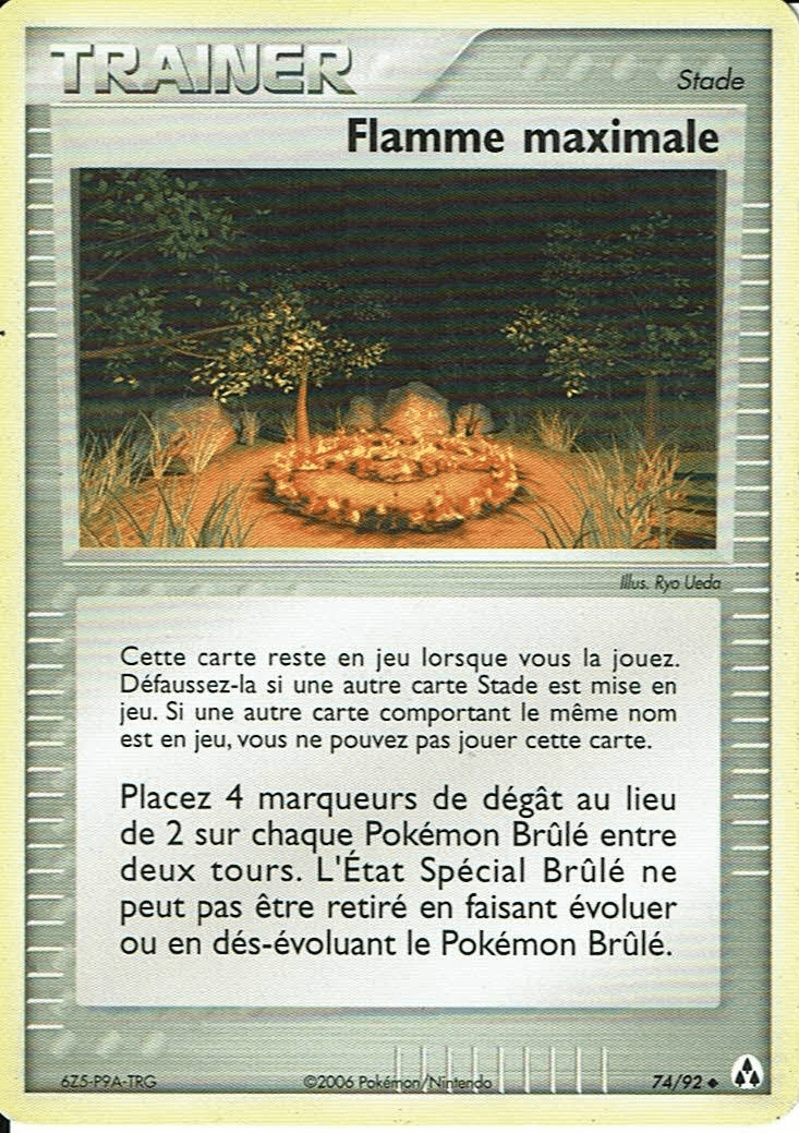 Flamme maximale - EX Créateurs de légendes - 74 - Peu commune