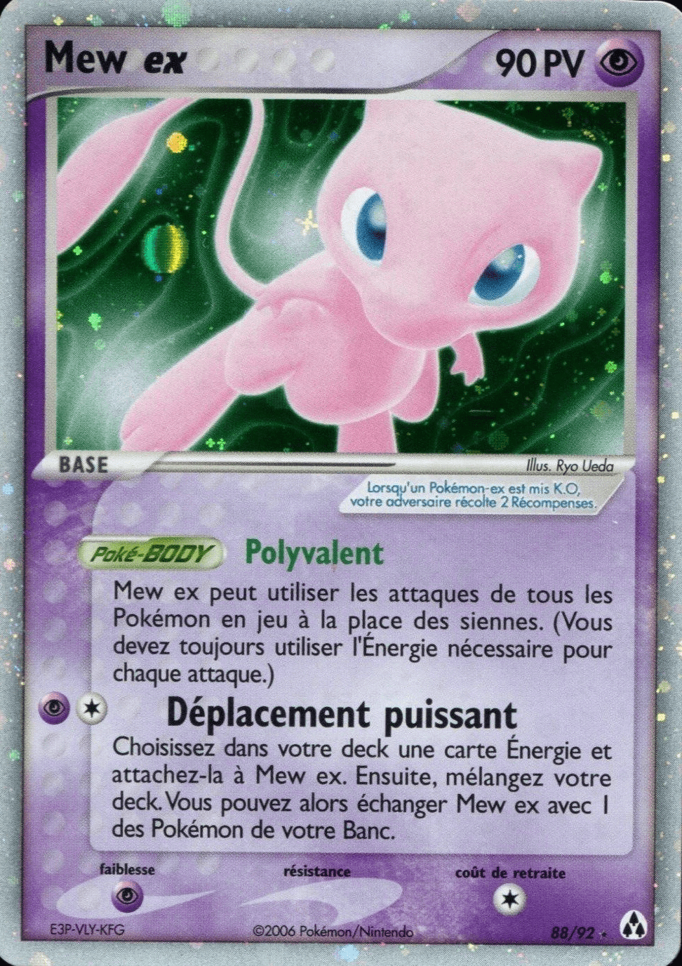 Mew ex - EX Créateurs de légendes - 88 - Holographique ex rare