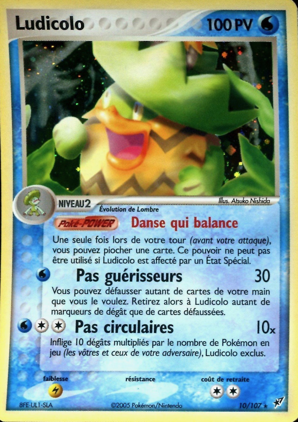 Ludicolo - EX Deoxys - 10 - Holographique rare