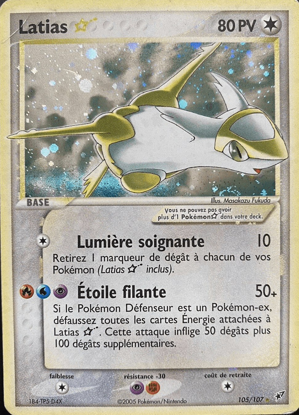 Latias ☆ - EX Deoxys - 105 - Holographique gold star
