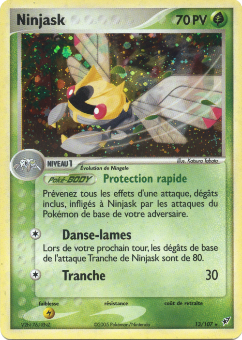 Ninjask - EX Deoxys - 13 - Holographique rare