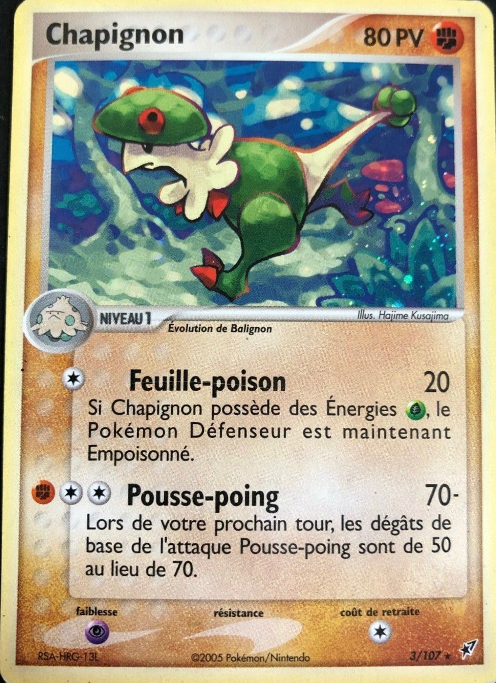 Chapignon - EX Deoxys - 3 - Holographique rare
