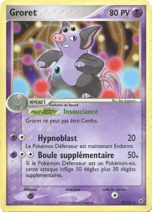 Groret - EX Deoxys - 32 - Peu commune