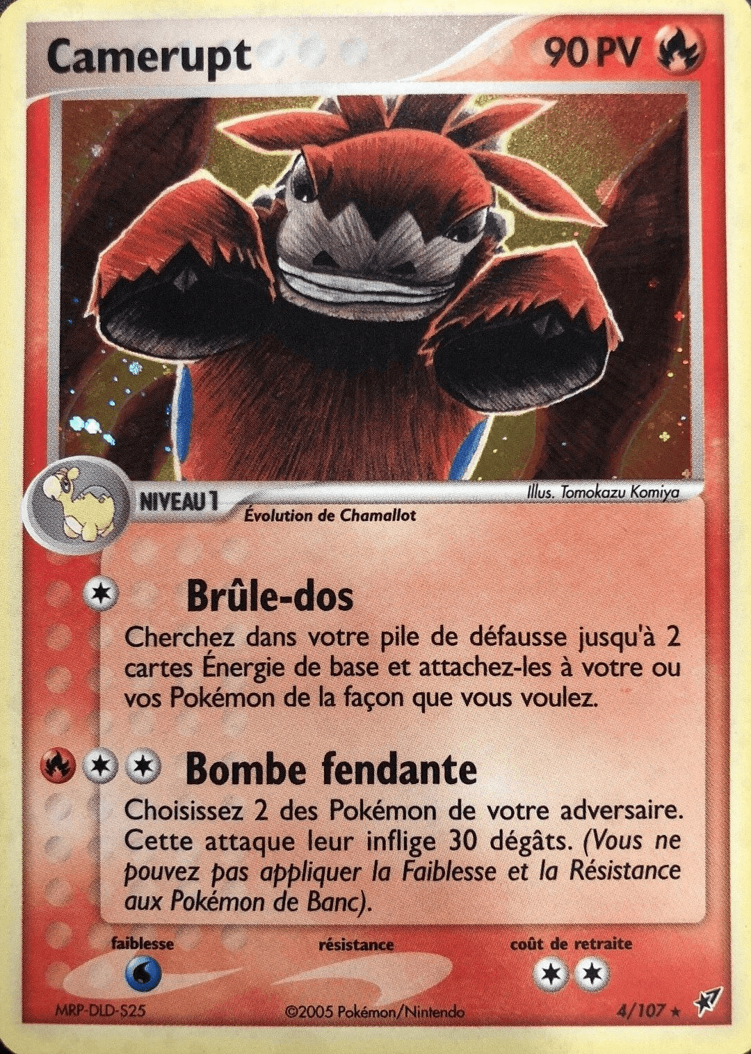 Camerupt - EX Deoxys - 4 - Holographique rare