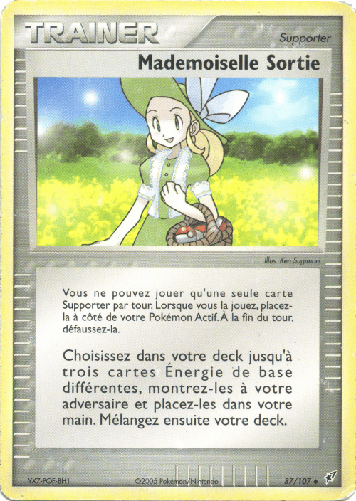 Mademoiselle Sortie - EX Deoxys - 87 - Peu commune
