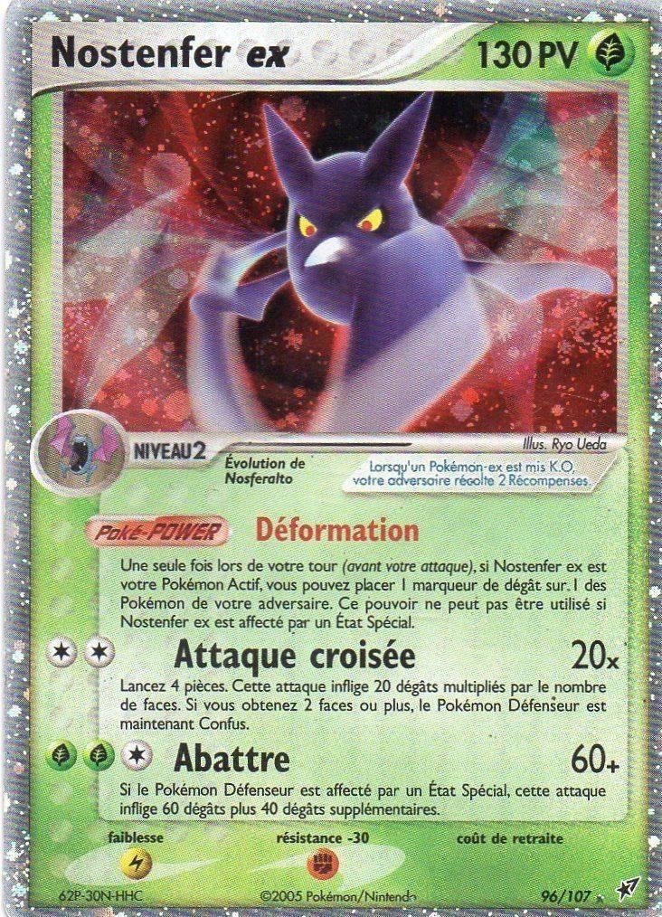 Nostenfer ex - EX Deoxys - 96 - Holographique ex rare