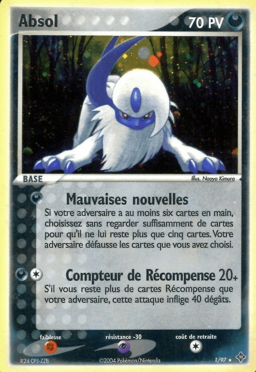 Absol - EX Dragon - 1 - Holographique rare