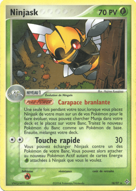 Ninjask - EX Dragon - 18 - Rare
