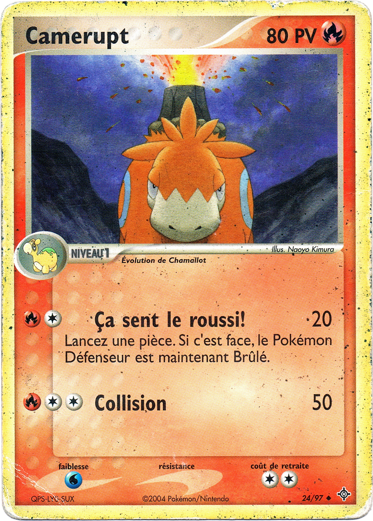Camerupt - EX Dragon - 24 - Peu commune