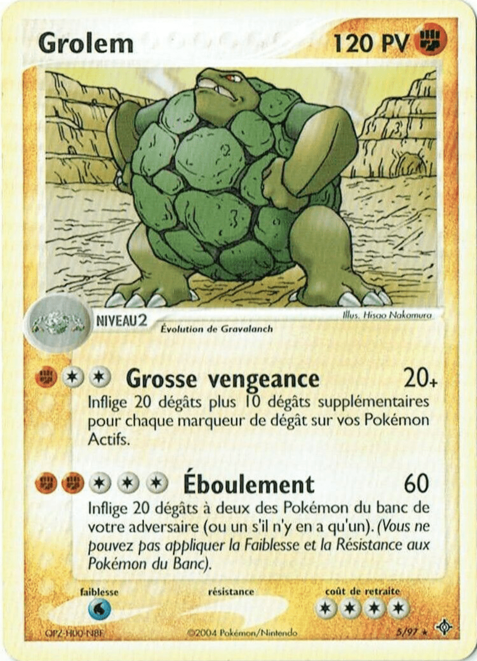 Grolem - EX Dragon - 5 - Holographique rare