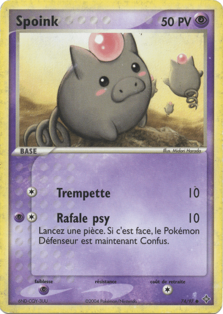 Spoink - EX Dragon - 74 - Commune