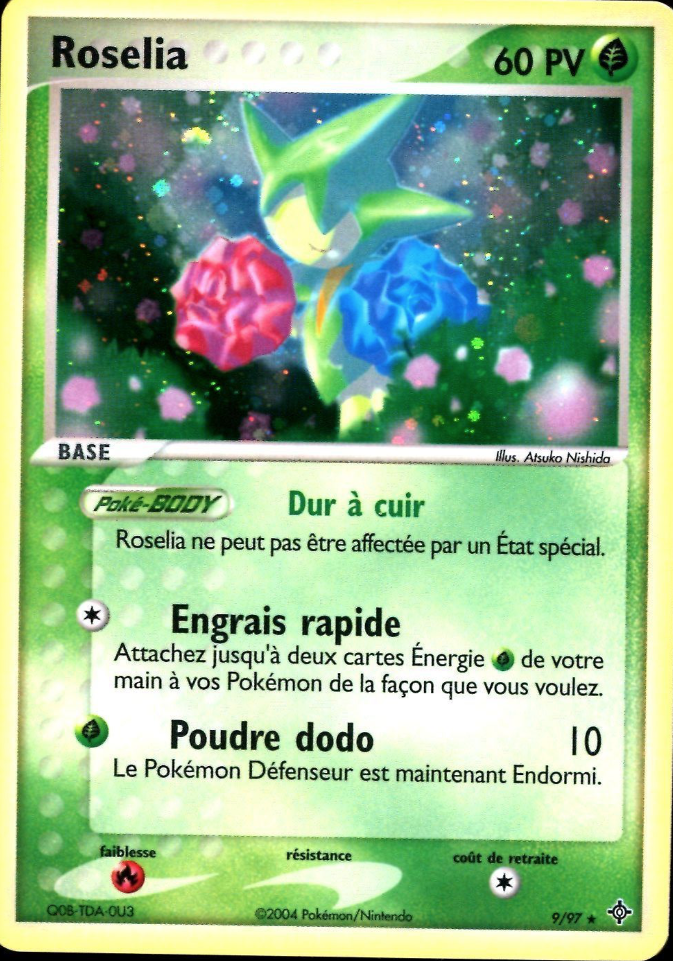 Roselia - EX Dragon - 9 - Holographique rare