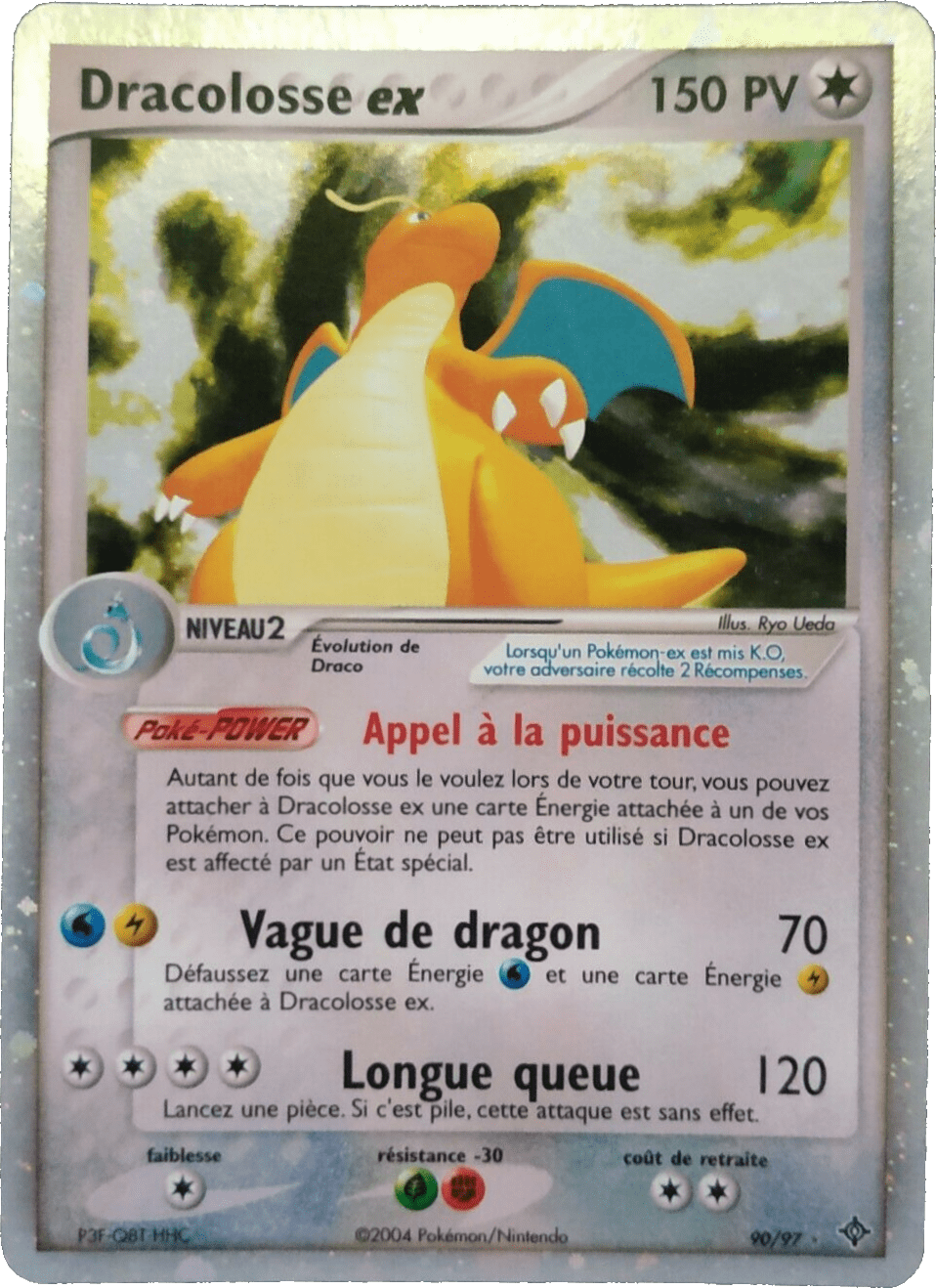 Dracolosse ex - EX Dragon - 90 - Holographique ex rare
