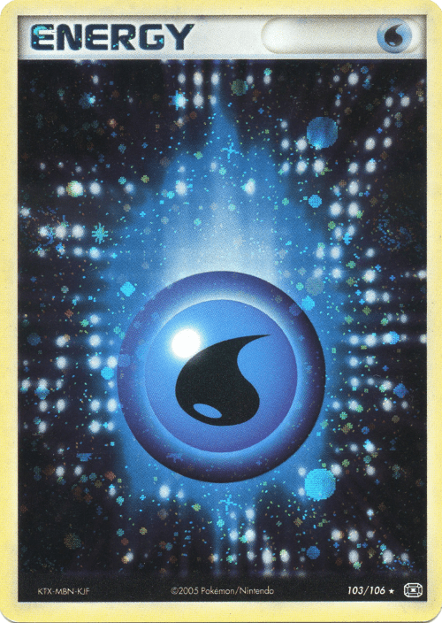 Énergie Eau - EX Émeraude - 103 - Holographique rare