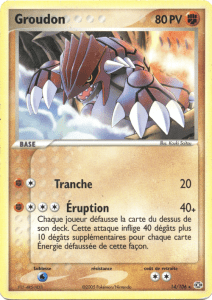 Groudon - EX Émeraude - 14 - Rare