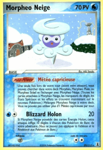 Morpheo Neige - EX Espèces Delta - 29 - Rare