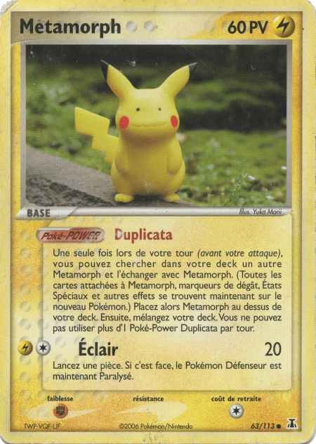Metamorph - EX Espèces Delta - 63 - Commune