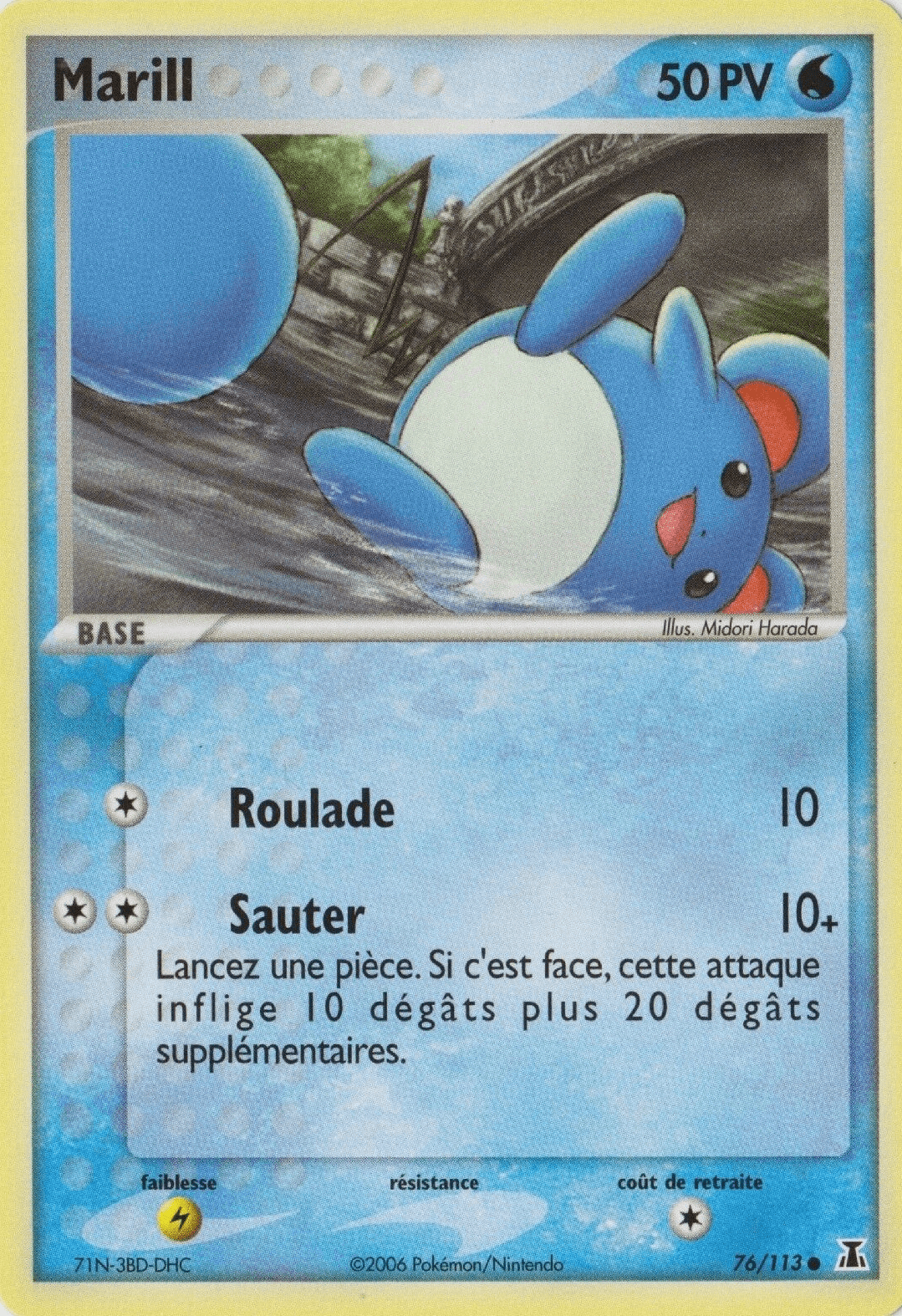 Marill - EX Espèces Delta - 76 - Commune