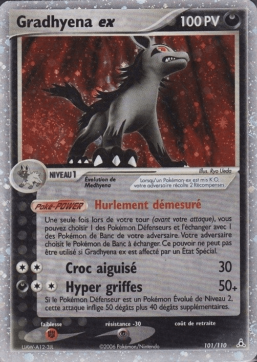 Gradhyena ex - EX Fantômes Holon - 101 - Holographique ex rare