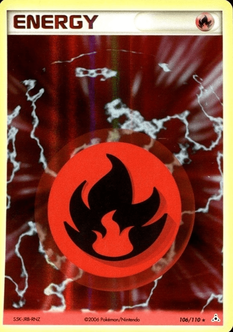 Énergie Feu - EX Fantômes Holon - 106 - Holographique rare