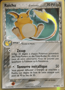 Raichu δ - EX Fantômes Holon - 15 - Holographique rare