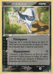 Absol - EX Fantômes Holon - 18 - Rare