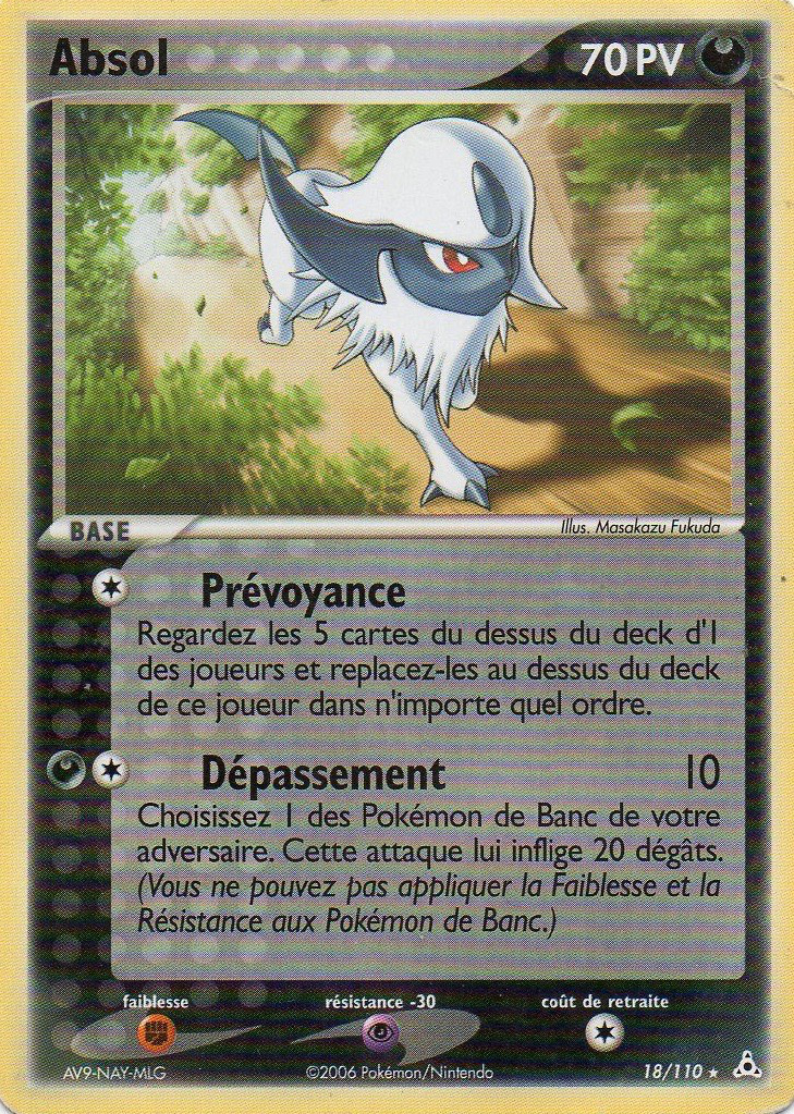Absol - EX Fantômes Holon - 18 - Rare