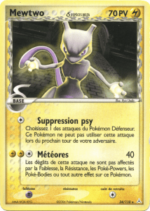 Mewtwo δ - EX Fantômes Holon - 24 - Rare