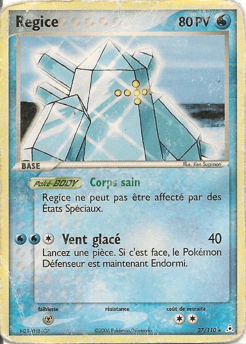 Regice - EX Fantômes Holon - 27 - Rare